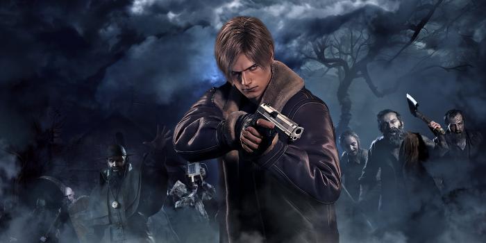 3840x2160 Yesterday I posted my RE4 remake cover I did inspired by the og PS2 cover  and you liked it, so here it is in as a 4K wallpaper! [link for download in