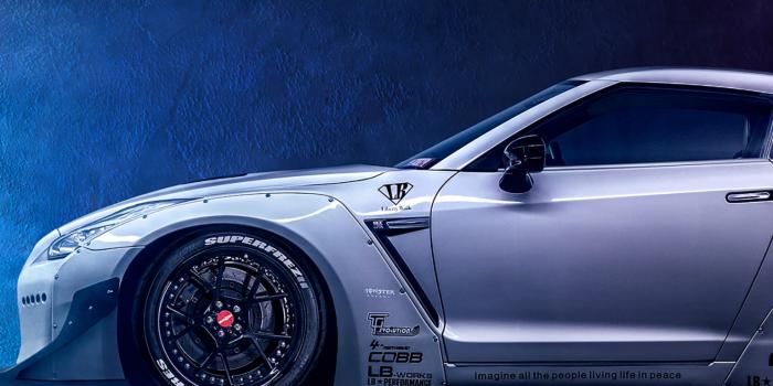 1536x2048 Nissan GT-R Wallpaper 4K, Neon, Digital Art, Smoke