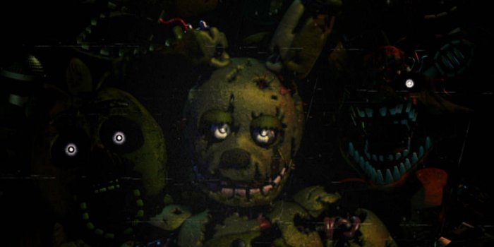 1080x1920 Download Springtrap Leads Fnaf Wallpaper | Wallpapers.com