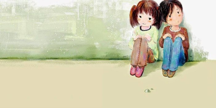 1280x800 Download Wholesome Cartoon Boy And Girl Wallpaper | Wallpapers.com