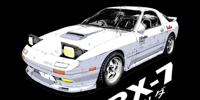 1080x2400 Initial D Mazda Rx-7 FC3S wallpaper that i made from 2 google images :  r/MobileWallpaper
