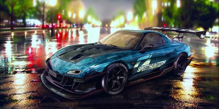 1280x720 MAZDA RX 7 LIVE WALLPAPER
