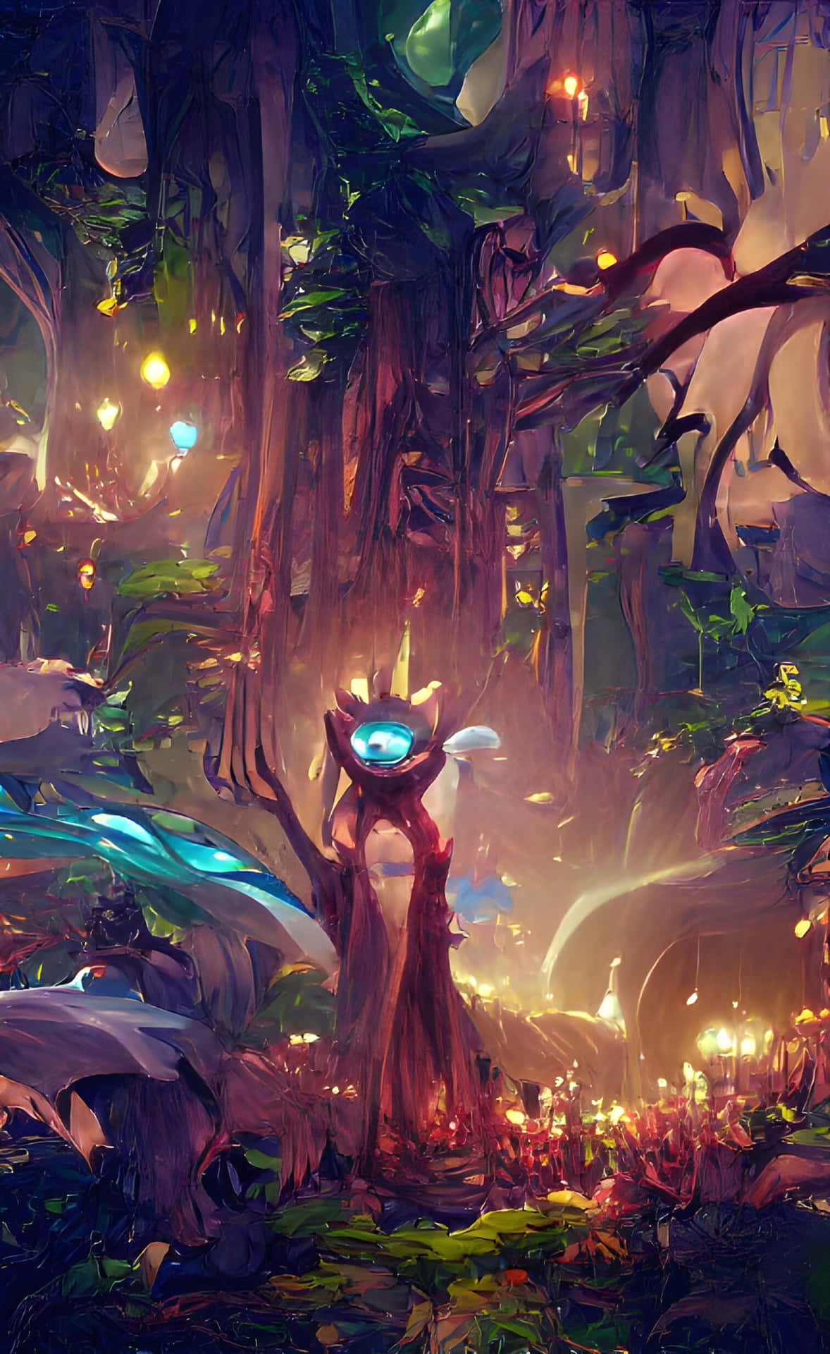 1178x1920 Download Ori And The Blind Magical Forest Wallpaper | Wallpapers.com