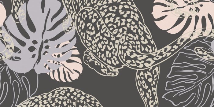 1100x1318 Leopard, Stunning Art Deco Inspired Wallpaper • Milton & King