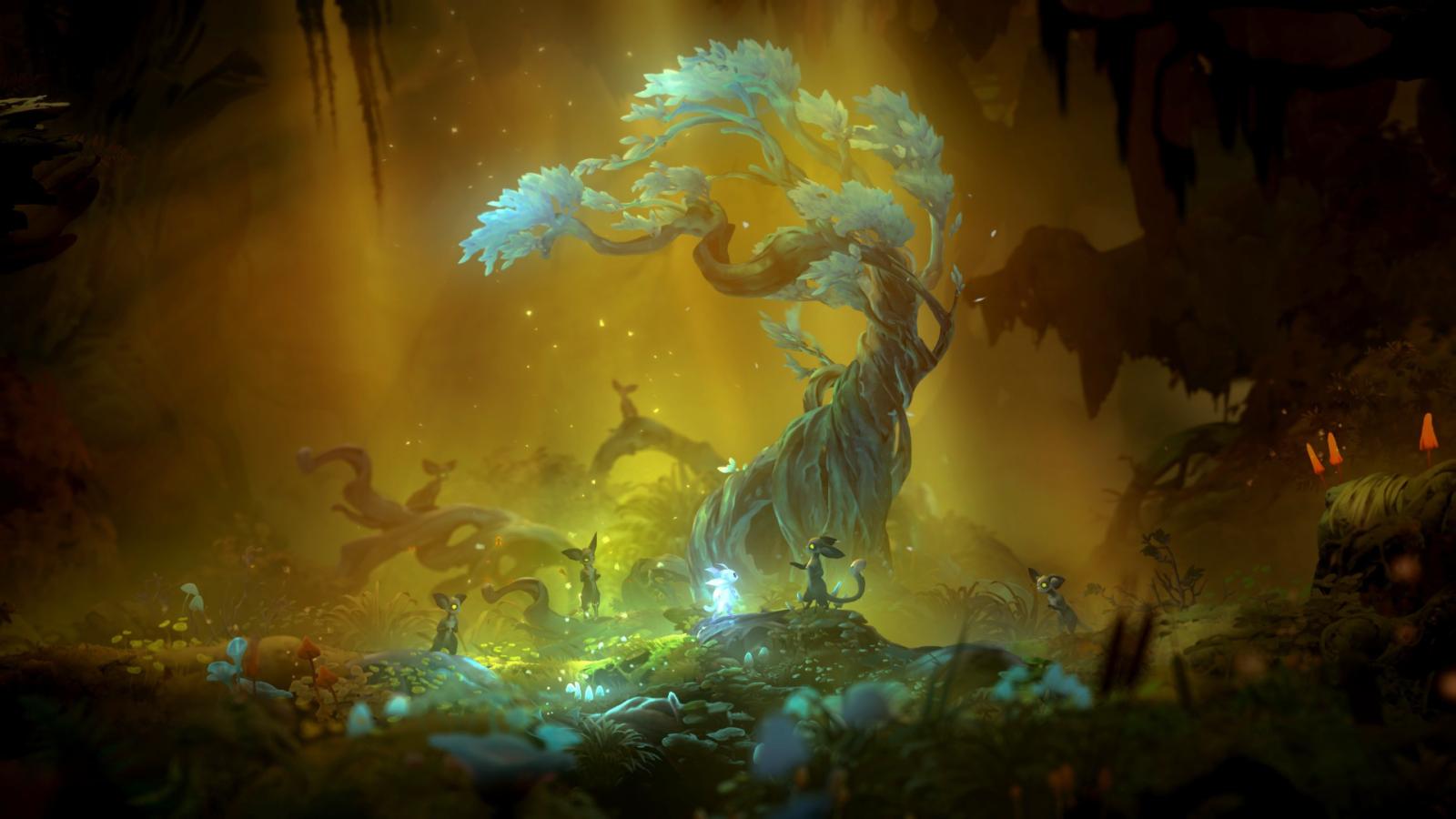 1920x1080 Here's another wallpaper for you guys. The Moki are so cute, but nothing is  cuter than Ori. : r/OriAndTheBlindForest