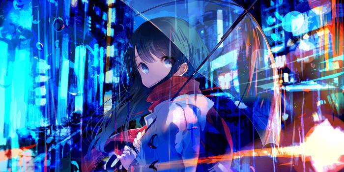 1920x1080 Anime Abstract neon lights Artwork wallpaper - pling.com