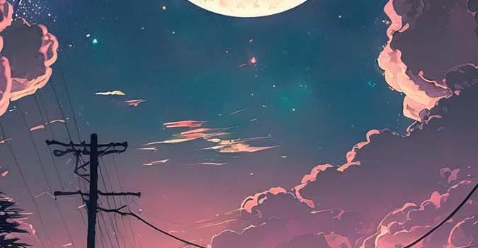 675x1500 Anime Night iPhone Wallpaper HD - iPhone Wallpapers