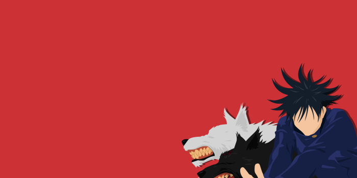 1920x1080 Megumi Fushiguro || Made using Adobe Illustrator : r/JuJutsuKaisen