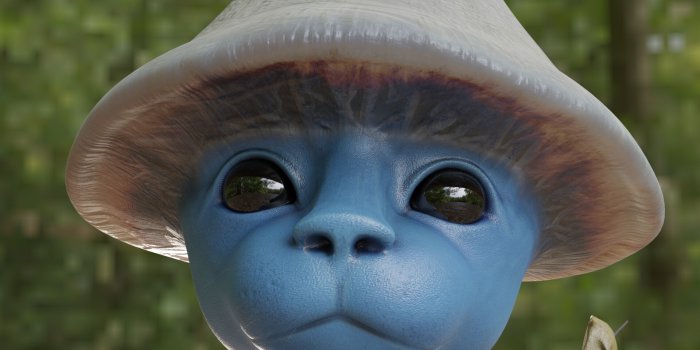 1920x1920 ArtStation - Blue Smurf Cat