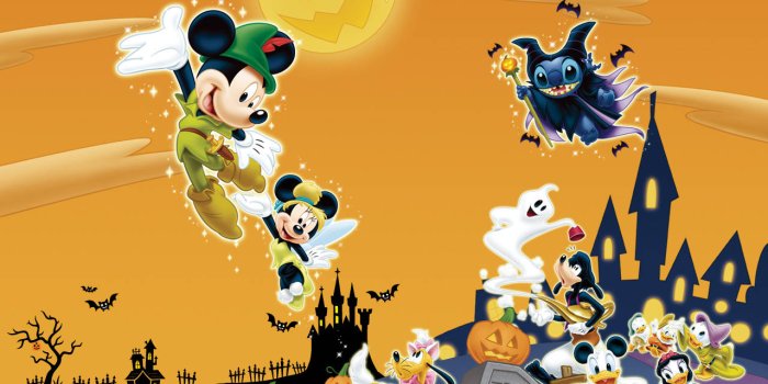 1280x1024 Download Mickey Mouse And Friends Cute Disney Halloween Wallpaper |  Wallpapers.com