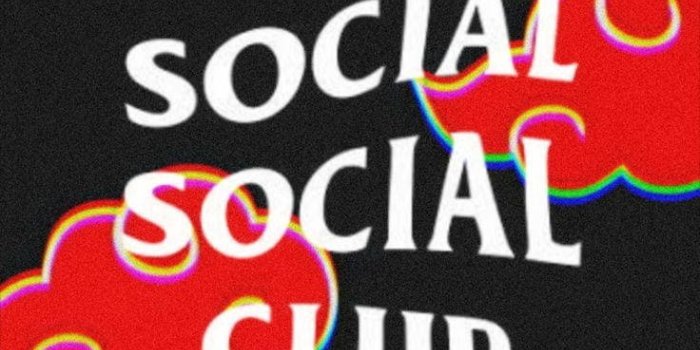736x1311 Download Anti Social Social Club Akatsuki Clouds Wallpaper | Wallpapers.com