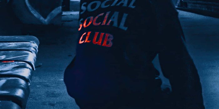 1083x1920 Download Man In A Tunnel Anti Social Club Iphone Wallpaper | Wallpapers.com