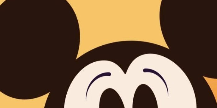 736x1309 Download Disney Halloween Mickey With Fangs Wallpaper | Wallpapers.com