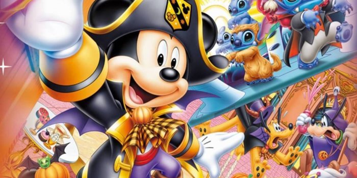 1080x1920 Download Cute Disney Halloween Characters In Costume Wallpaper | Wallpapers .com