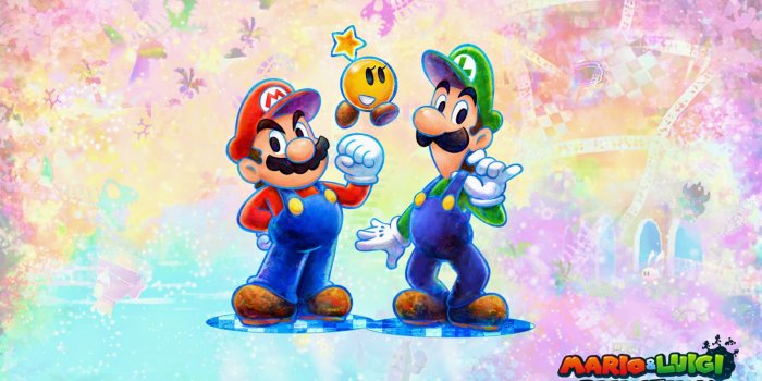 1600x1000 My Super Mario Boy: Mario & Luigi Dram Team Wallpapers