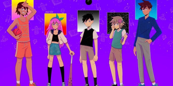 1920x1440 Download Omori Characters Square Thoughts Wallpaper | Wallpapers.com