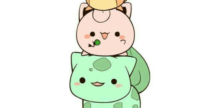 700x1867 Download Cute Pikachu and Eevee Enjoying a Fun Day Out Wallpaper |  Wallpapers.com