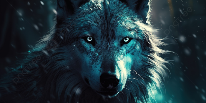 1200x673 Blue Wolf At Night In The Dark Background, Cool Wolf Pictures Background  Image And Wallpaper for Free Download