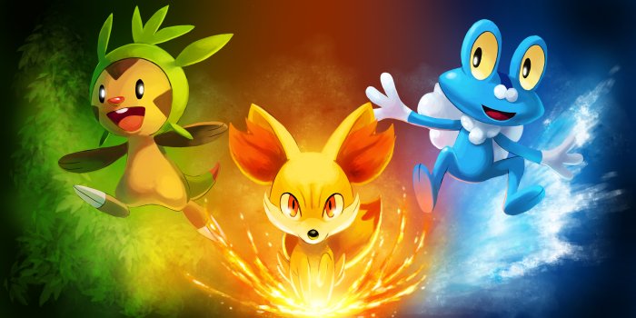 1920x1080 Chespin, Fennekin & Froakie