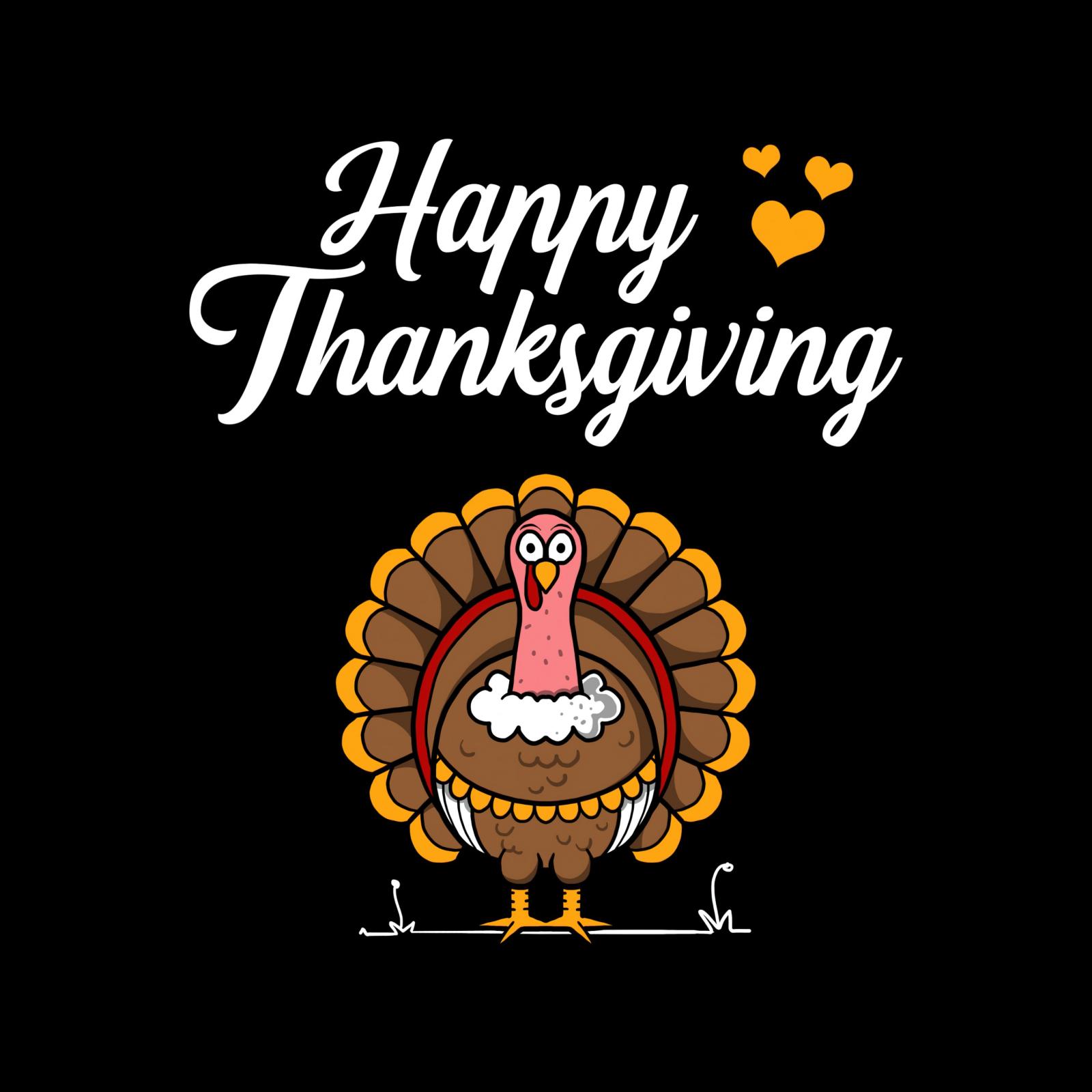 2732x2732 Happy Thanksgiving Wallpaper 4K, Illustration, Thanksgiving Day