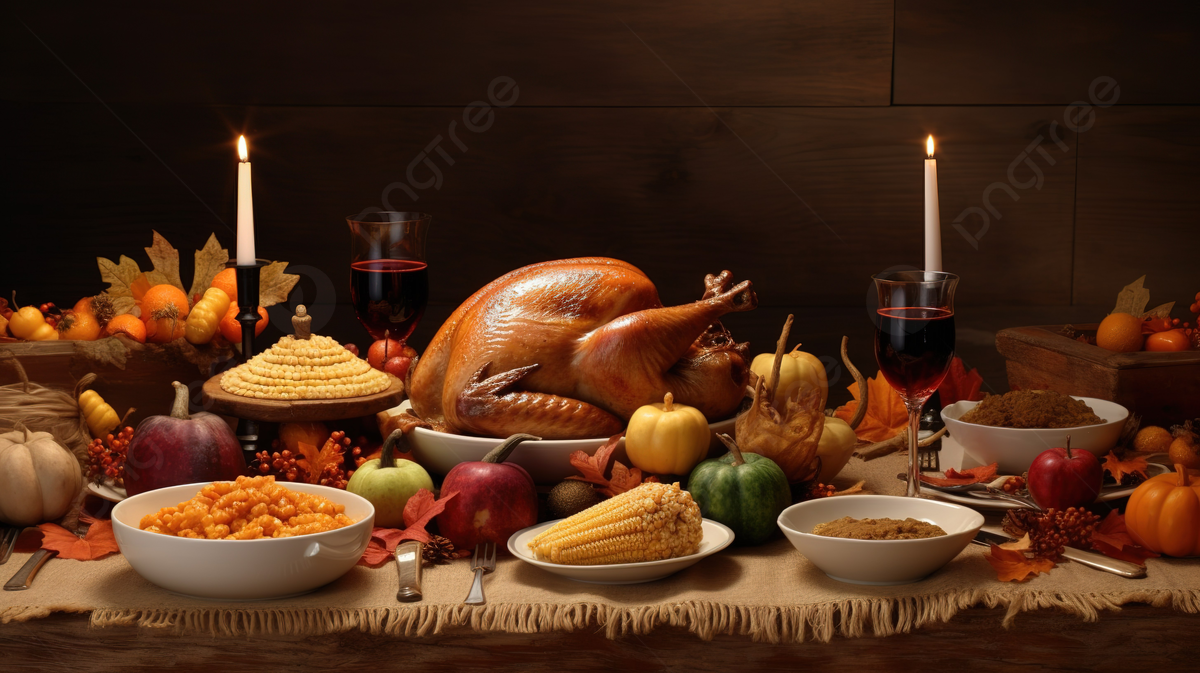 1200x673 Thanksgiving Table With Turkey Placed On A Tabletop Background, Picture For Thanksgiving  Background Image And Wallpaper for Free Download