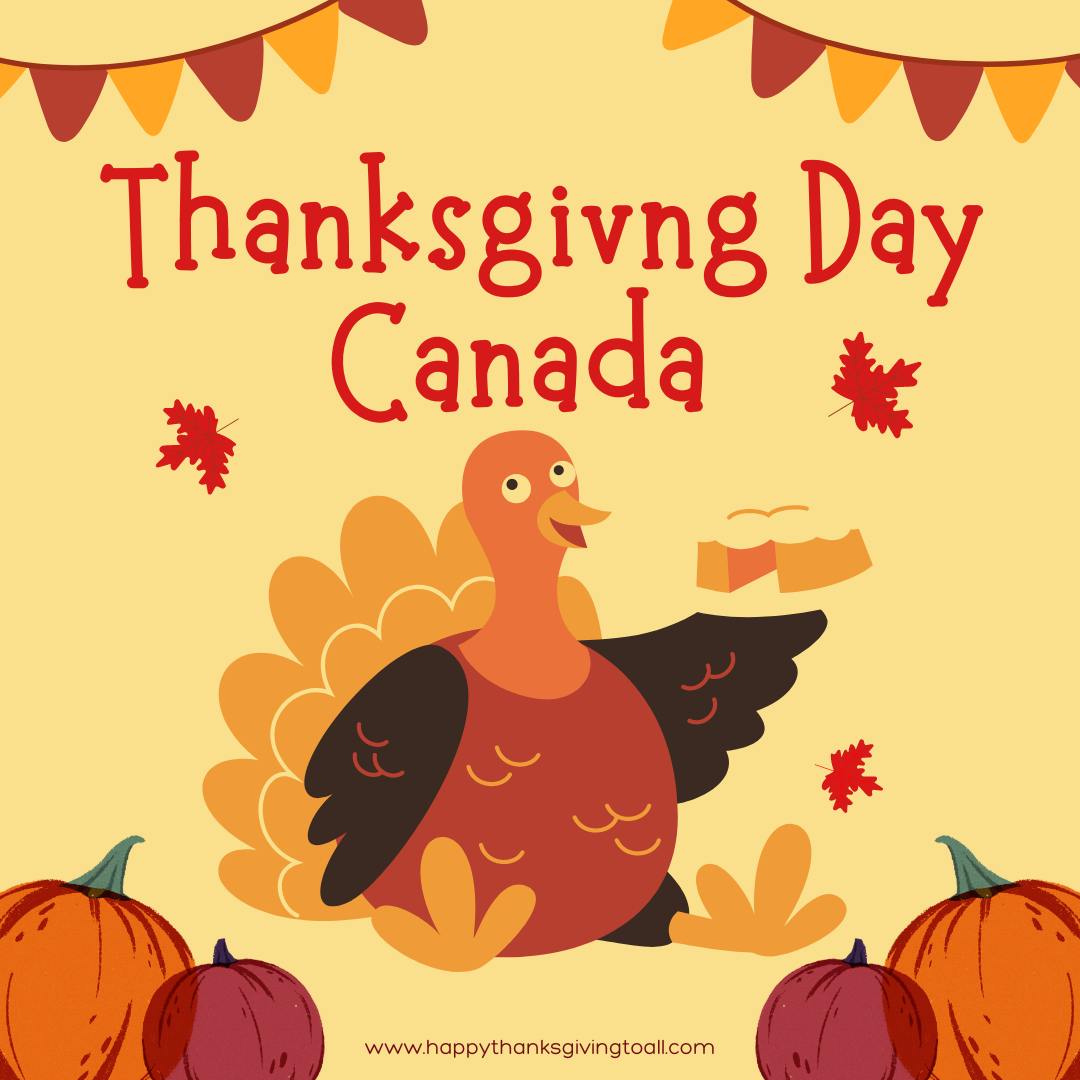 1080x1080 Canadian Thanksgiving 2023 Images, Get the Beautiful Happy Thanksgiving Day  Canada Images Here
