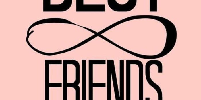 1080x1920 Download BFF Infinity Text Wallpaper | Wallpapers.com