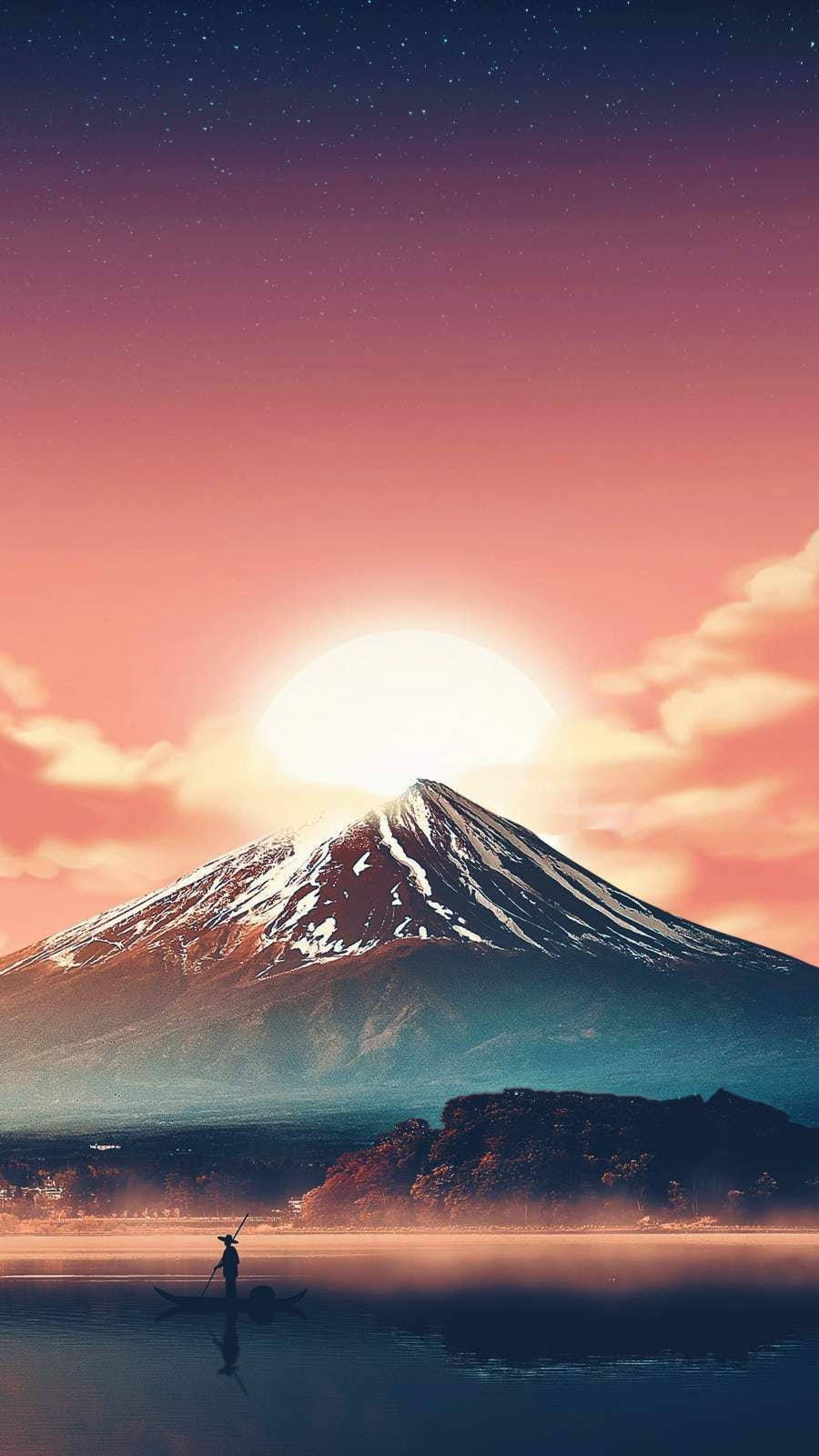 900x1600 Download Nature Phone Mount Fuji Wallpaper | Wallpapers.com