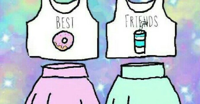 675x1200 BFF Wallpaper Explore more Bff, Characterized, Close friends, Confidant,  Friend wallpaper. https://… | Cute easy drawings, Cute drawings, Cute wallpaper  backgrounds