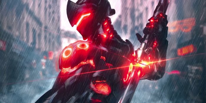 1280x720 Genji Rain - Overwatch (Wallpaper Engine)