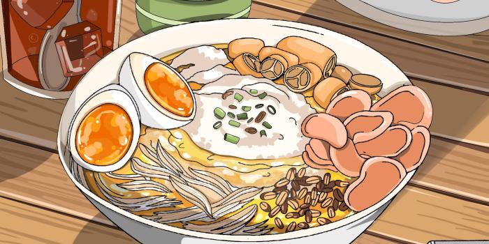 1920x1920 Download Asian Anime Food Ramen Wallpaper | Wallpapers.com