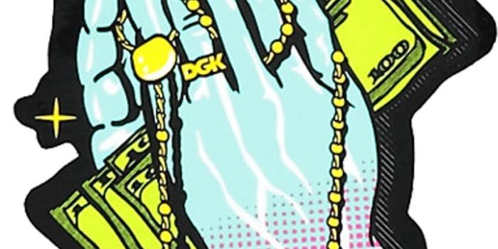 819x1280 Dgk Pray Sticker Single | Boardparadise.com