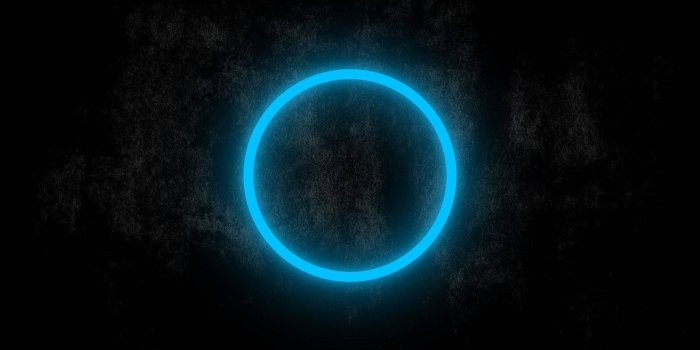 1920x1080 Download Neon Blue Circle Wallpaper | Wallpapers.com