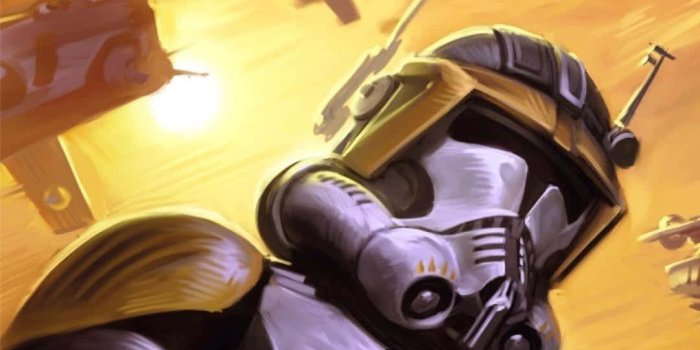 1080x1920 Download A line of Star Wars Clone Troopers marching into battle Wallpaper  | Wallpapers.com