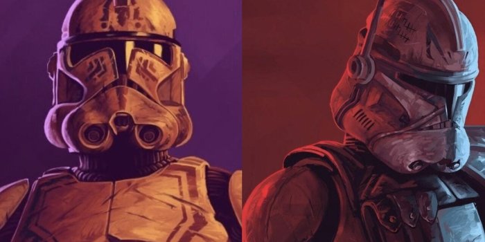 1280x2770 Can anyone identify these clones on this phone wallpaper? I only know a few  : r/StarWars