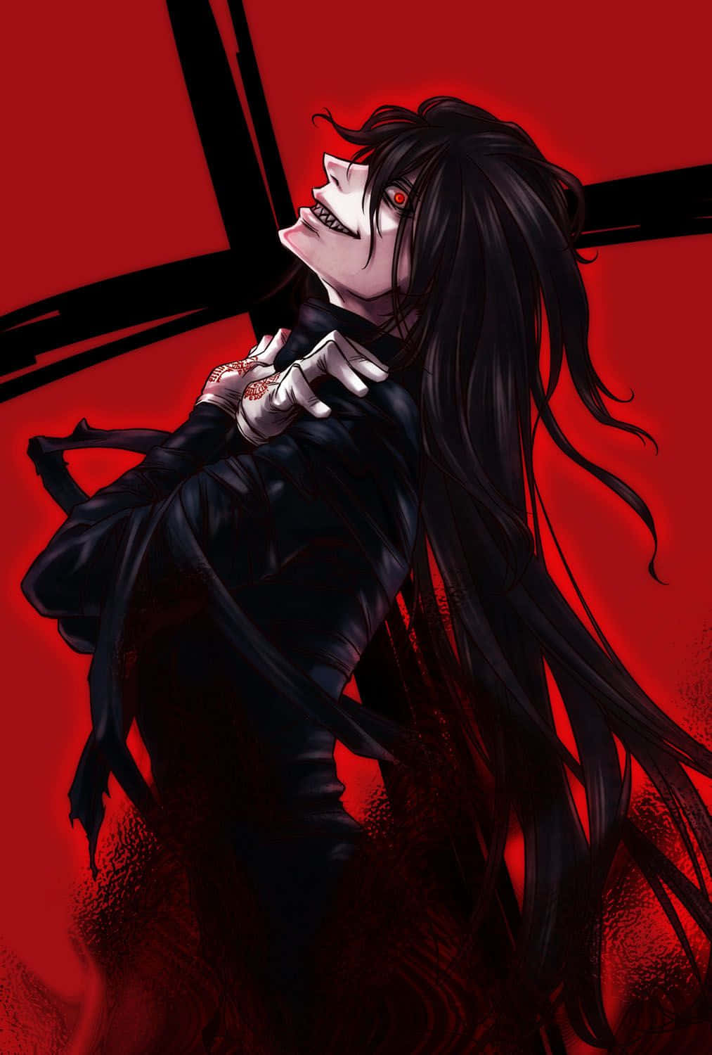 1013x1500 100+] Hellsing Alucard Wallpapers | Wallpapers.com