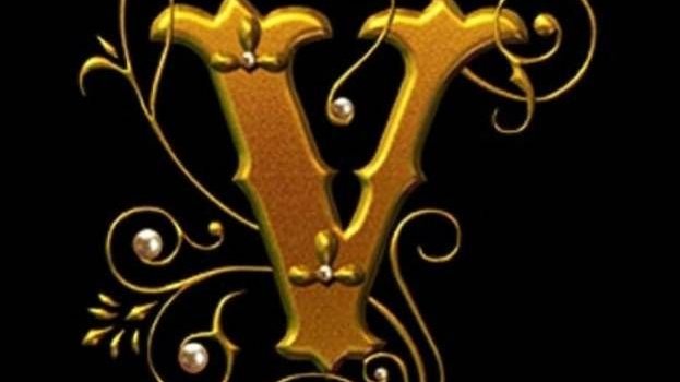 623x1280 Royal letter v Wallpaper Download | MobCup