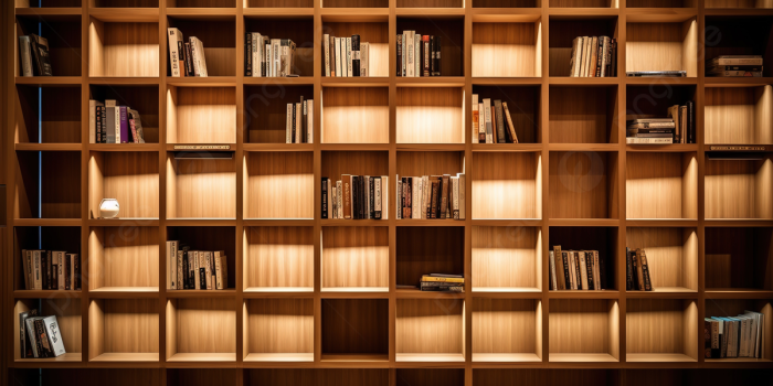 1200x673 Book Shelf In A Wooden Room With Lights On Background, An Image Of A  Stylish Bookshelf, Hd Photography Photo, Brown Background Image And  Wallpaper for Free Download