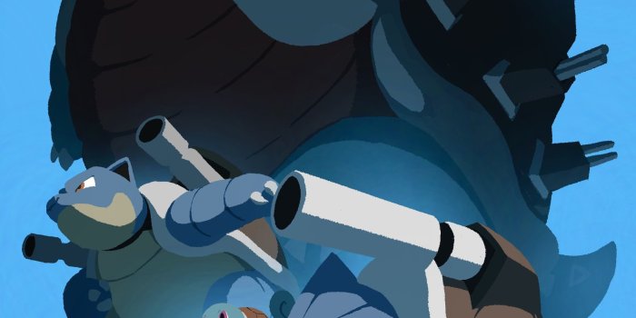 1784x2048 squirtle, blastoise, wartortle, mega blastoise, and gigantamax blastoise  (pokemon) drawn by kasai_(pixiv24704749) | Danbooru