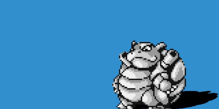 1920x1080 Black and white blue Blastoise pixel art wallpaper | 1920x1080 | 253587 |  WallpaperUP