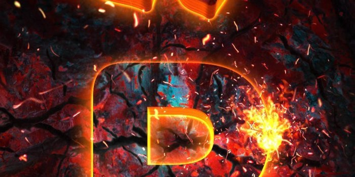 844x1316 Download Fiery Letter P With Hearts Wallpaper | Wallpapers.com