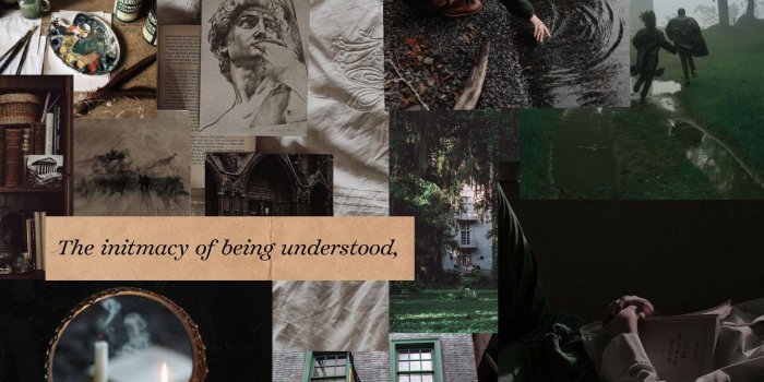 1683x3054 Dark Academia collage wallpaper with green accents :) : r/DarkAcademia