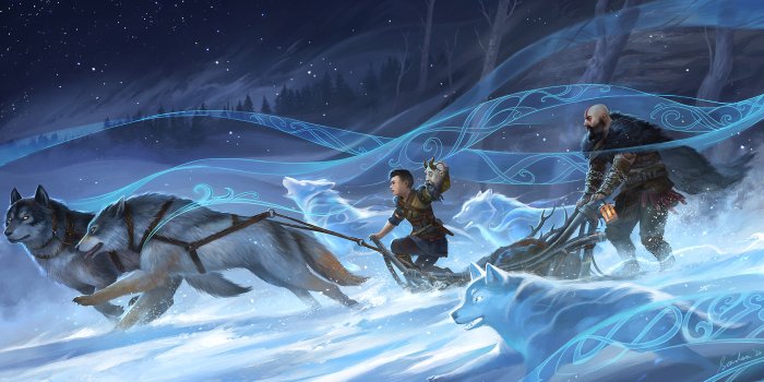 1920x1080 Santa Monica Studio - God of War Ragnarök - Countdown to Launch Art  Wallpapers