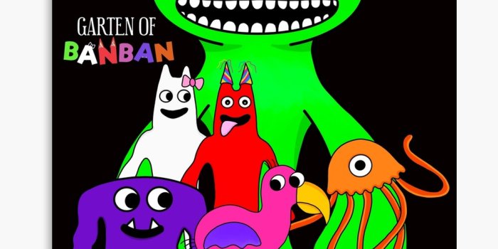 1000x1000 Garten of banban group all characters!