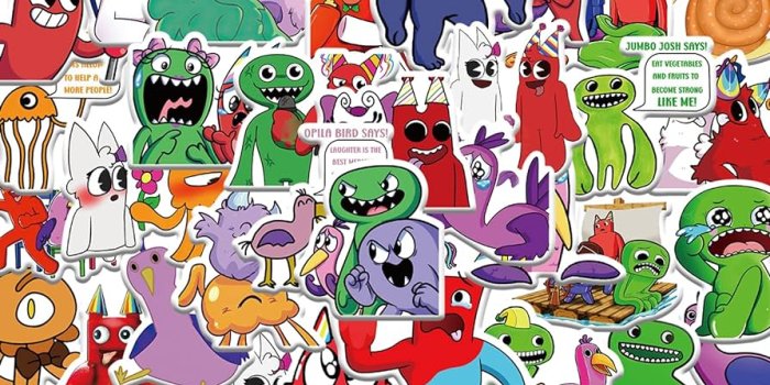 894x894 Amazon.com: Garden of Ban ban Stickers 50 Pcs,Cute Waterproof  Stickers,Vinyl Stickers for Water Bottle,Laptop,Phone,Skateboard Stickers  for KidsTeens Girls : Electronics