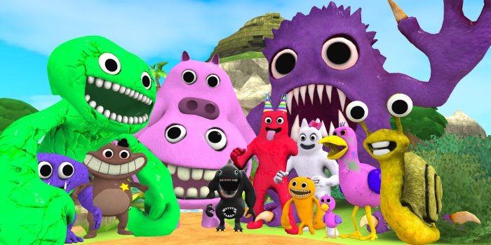 1280x720 NEW GARDEN OF BAN BAN 3 Family Island! | GMOD Garten of Banban