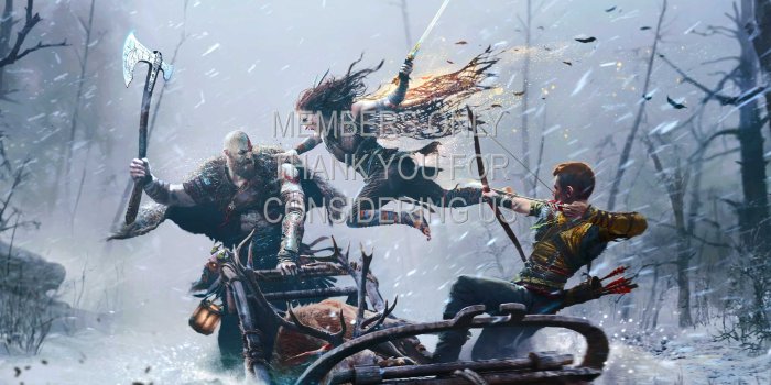 2880x2560 God of War: Ragnarok wallpaper 02 1440p Horizontal