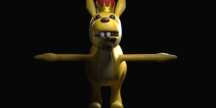 1920x1080 OBJ file Garten of Banban 4 - KING BOUNCELIA・3D printing template to  download・Cults