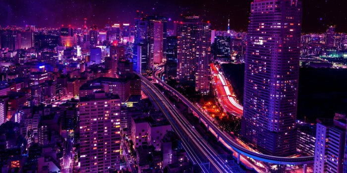 1920x1080 Download Tokyo City Lights Wallpaper | Wallpapers.com