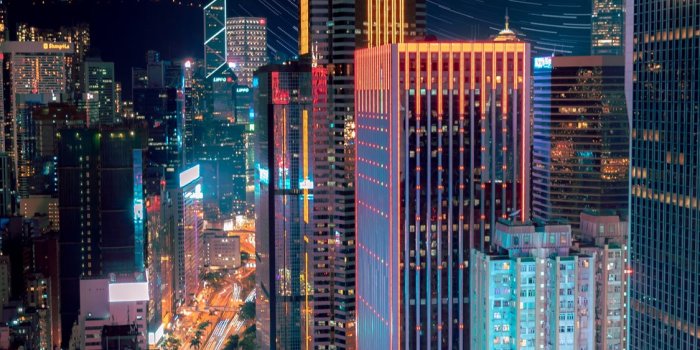 1125x2436 City lights Wallpapers Download | MobCup